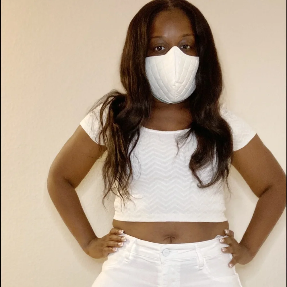 Quilted Leather Mask
